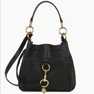 See by Chloe Tony convertible bucket bag.  Leather & Suede.  Excellent hardware!